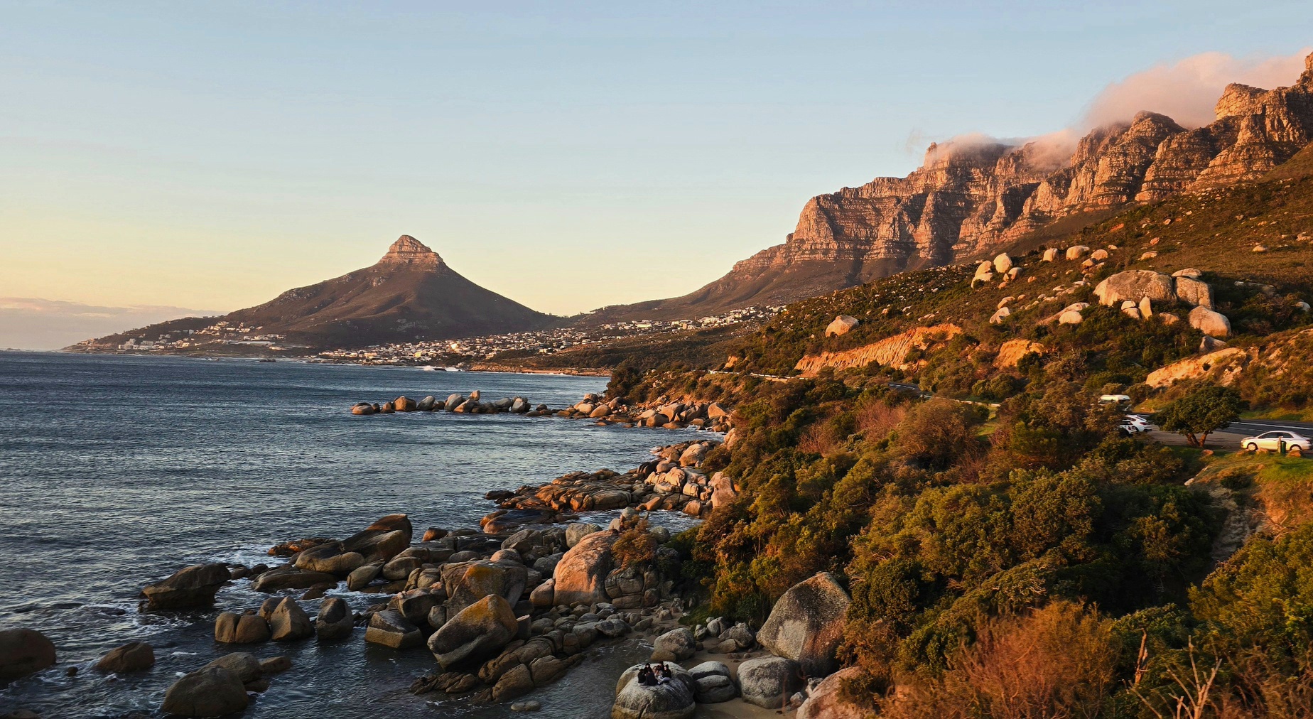 Scenic coastal landscape